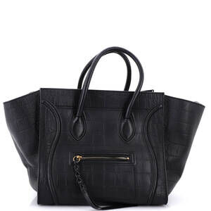 Celine Phantom Bag Crocodile Embossed #247913C17B